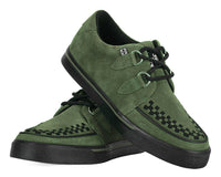 Olive Green Suede Creeper Sneaker