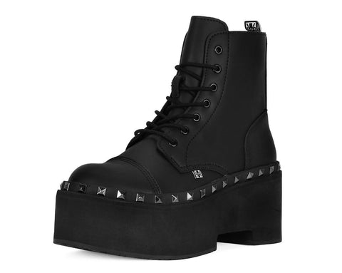 Black TUKskin 7-Eye Dino Flat Boot