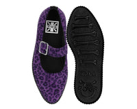 Purple Leopard Pointed EZC Mary Jane