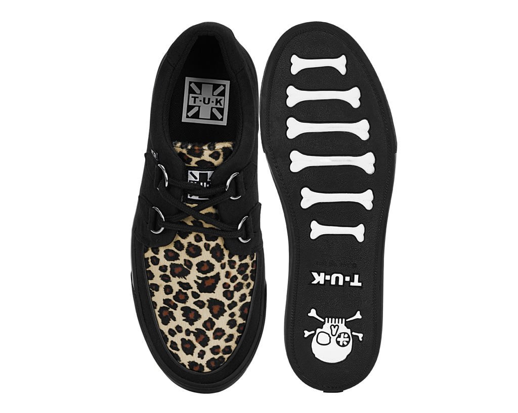 Mens leopard fashion sneakers