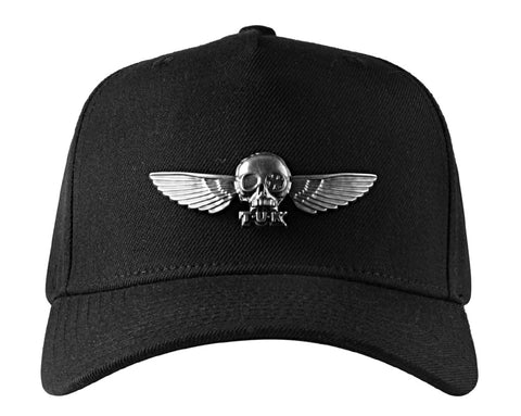 Black T.U.K. Wing Pin Hat