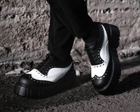 Black & White TUKskin™ Anarchic Airship Brogue