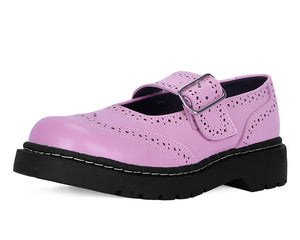 Pink Brogue Mary Jane