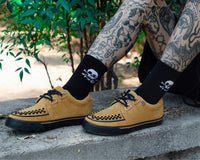 Mustard Suede Creeper Sneaker