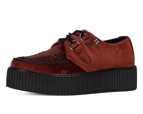 Burnt Orange Velvet Viva Mondo Creeper