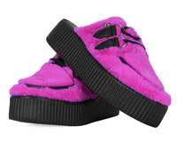 Hot Pink Fuzzy Creeper Mule