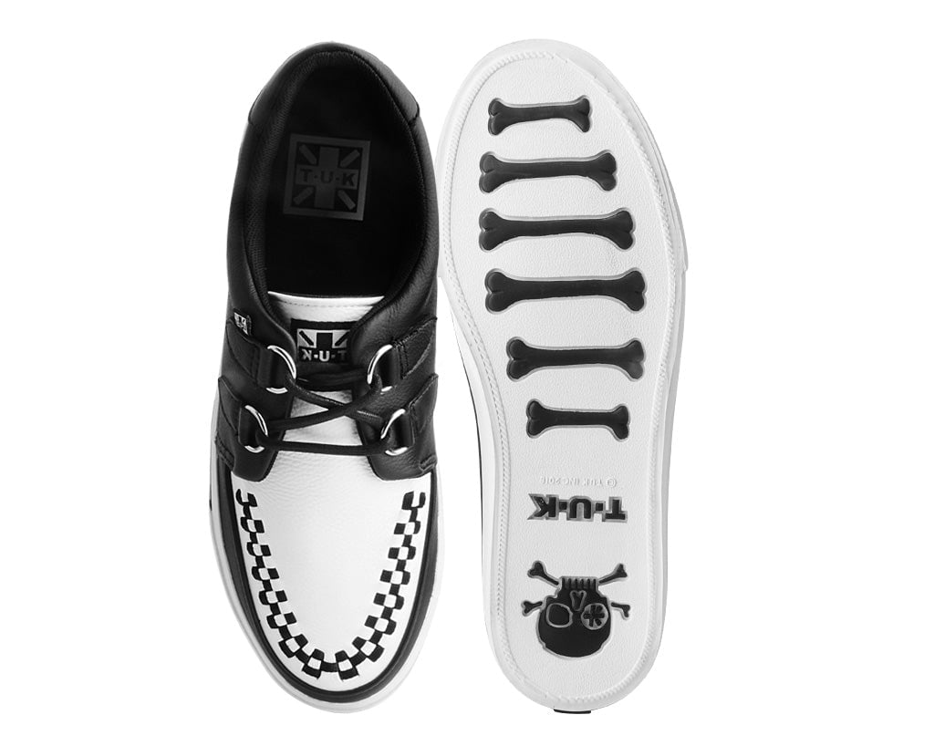 Black & White Anarchic Creeper - US: Mens 4 / Womens 6 / Black