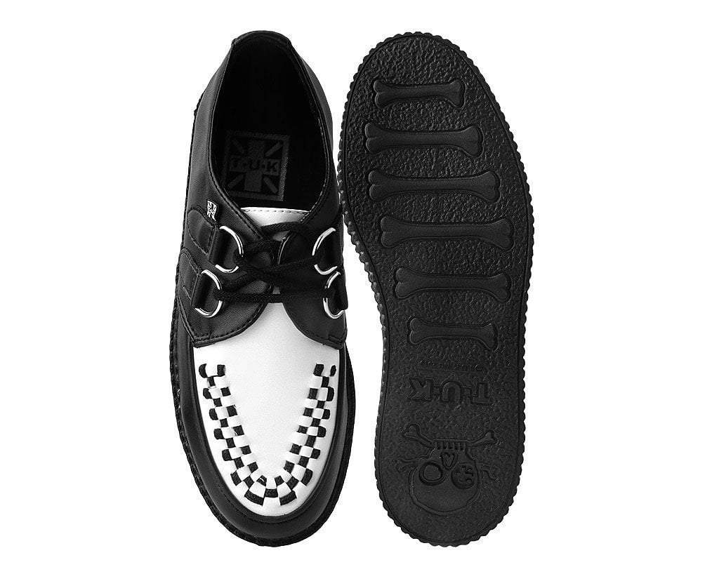 Black Patent Vegan Viva Low Creeper Shoes