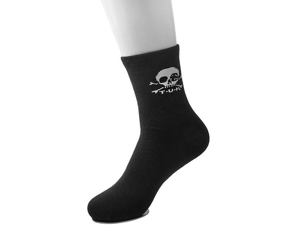 SKULL SOCKS - BLACK / GLOW IN THE DARK